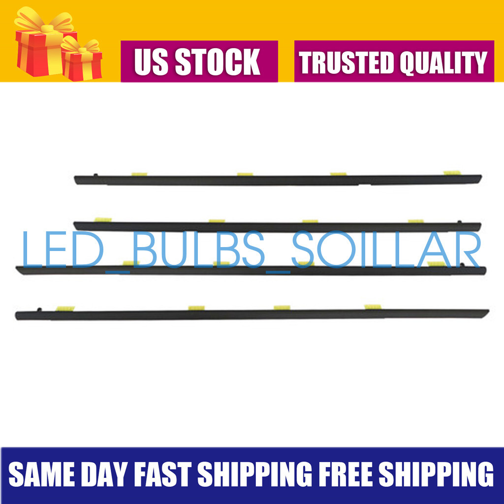 4x Fits For Honda Civic 01-05 Window Sealing Strip Decorative Strip