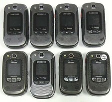 Lot of 8 Verizon Phones - 3 Samsung Convoy 2 SCH-U660  5 Convoy 3 SCH-U680