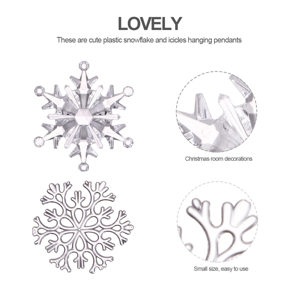 7pcs Snowflake Decoration Snowflake Winter Decorations EBay