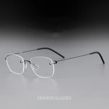 Brand Rimless Titanium Eyeglass Frames NO Screw Ultralight Business Glasses