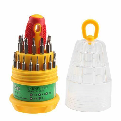 31 in 1 Screwdriver Set Mobile Phone Repair Kit Tools T4 T5 T6 T7 T8 T10 T15 T20 - Picture 1 of 1