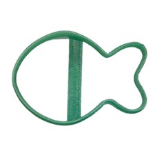 GREEN GOLDFISH GOLD FISH 3 INCH OUTLINE COOKIE CUTTER MADE IN USA PR4970