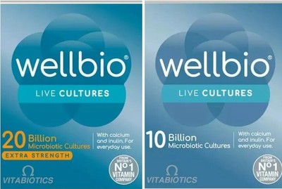 Vitabiotics Wellbio Live Cultures Or 10 Billion Microbiotic 30 Cap Exp 06 21 Ebay