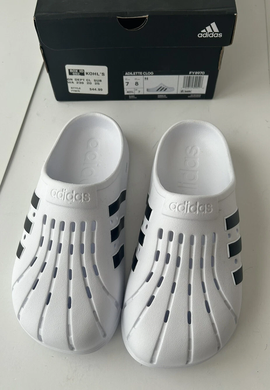 Sandalo Adidas Unisex Adulto Adilette Clog Slide Taglia: US 8 donna o US 7 uomo