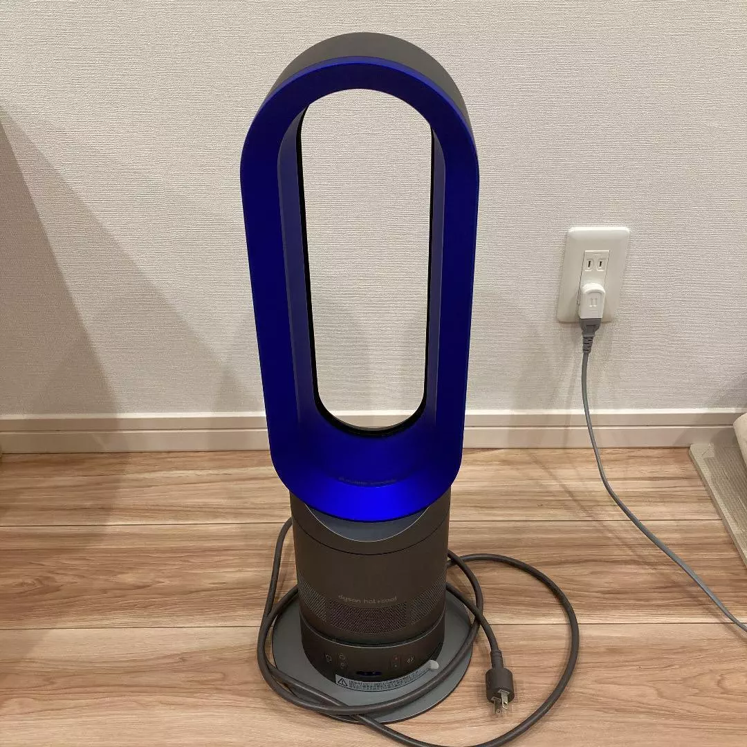 rolige Ru røre ved Dyson AM04 hot + cool Table fan heater blue Stylish Home Appliances with  Remote | eBay