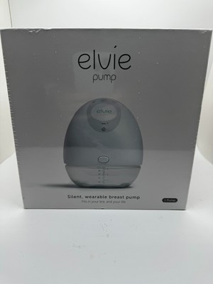 Elvie Electric Single Breast Pump (White)  - FACTORY SEALED