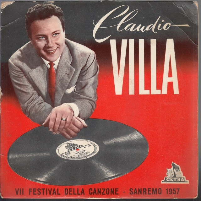 CLAUDIO VILLACORDE DELLA MIA CHITARRA..ORIGINAL ITALIAN 7" 45rpm EP