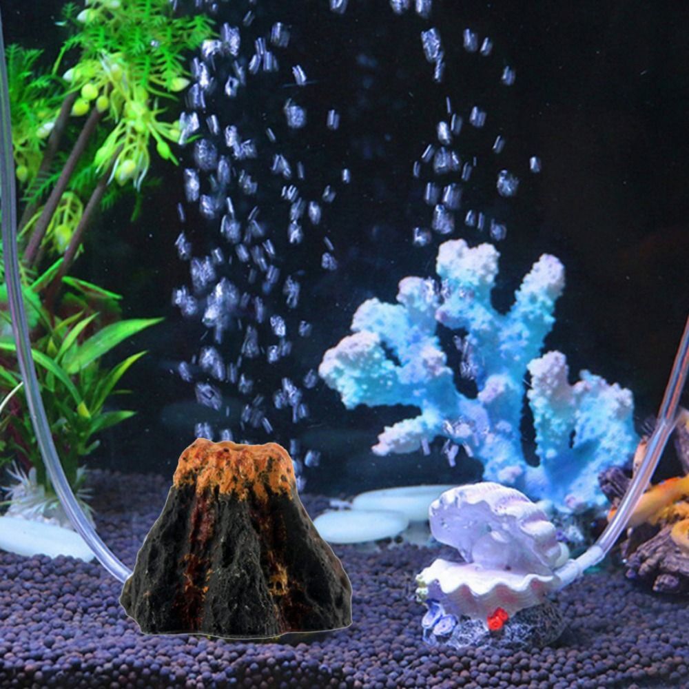 Shell Pearl & Air Stone Aquarium Fish Tank Shell Bubbler Bubbling Decor Ornament eBay