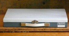 Vintage Smith Victor Metal Slide Storage Case Container
