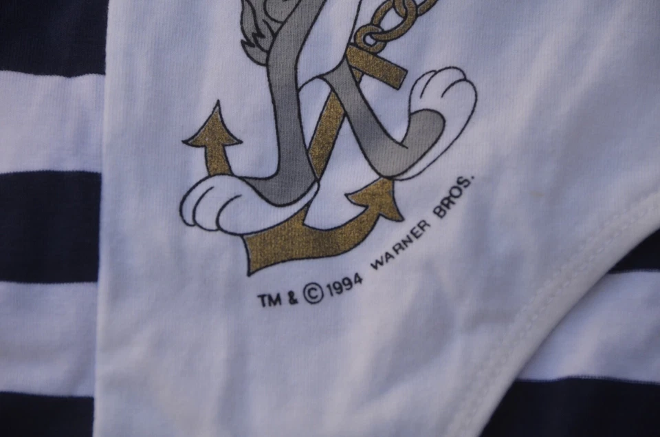 1994 Looney Tunes Bugs Bunny Duffy Duck Tweety Bird 女式泳装 11/12 码。 — 第 2/4 张图片