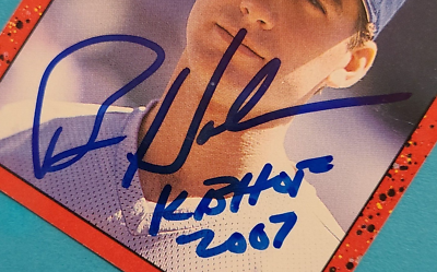 BRIAN HOLMAN Hand Signed 1990 Donruss #143 Seattle Mariners