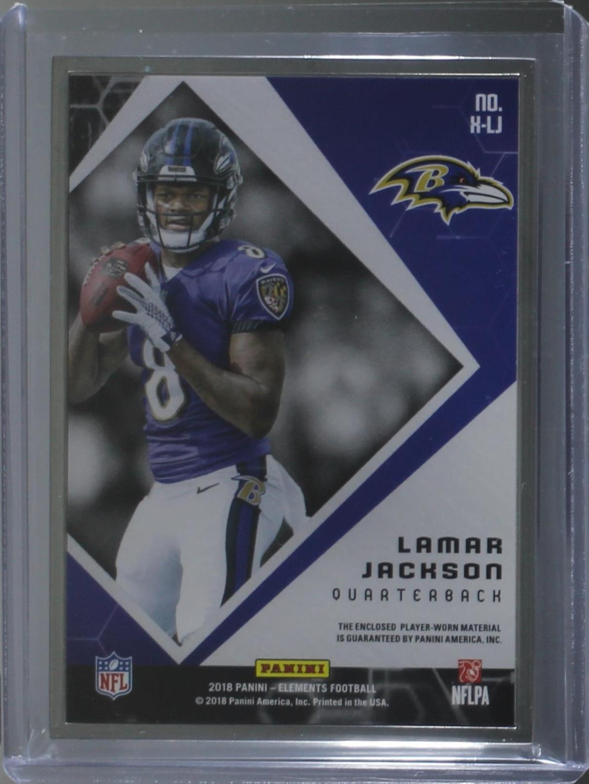 2018 Panini Elements Lamar Jackson #X-LJ for sale | eBay