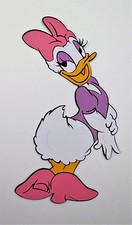 Mickey Daisy Duck Standing Die Cut Paper Piecing Scrapbook Embellishment