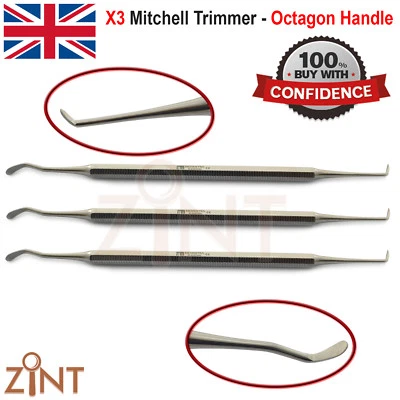 MEDENTRA UK X3 Surgical Mitchell Trimmer Osteocarver For Pathological Tissues Extraction New