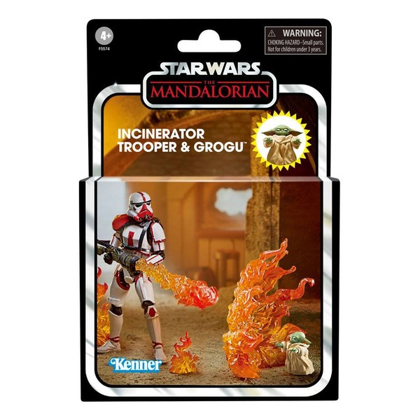 Incinerator Trooper Grogu The Mandalorian Vintage Collection 10Cm Figur Hasbro-image