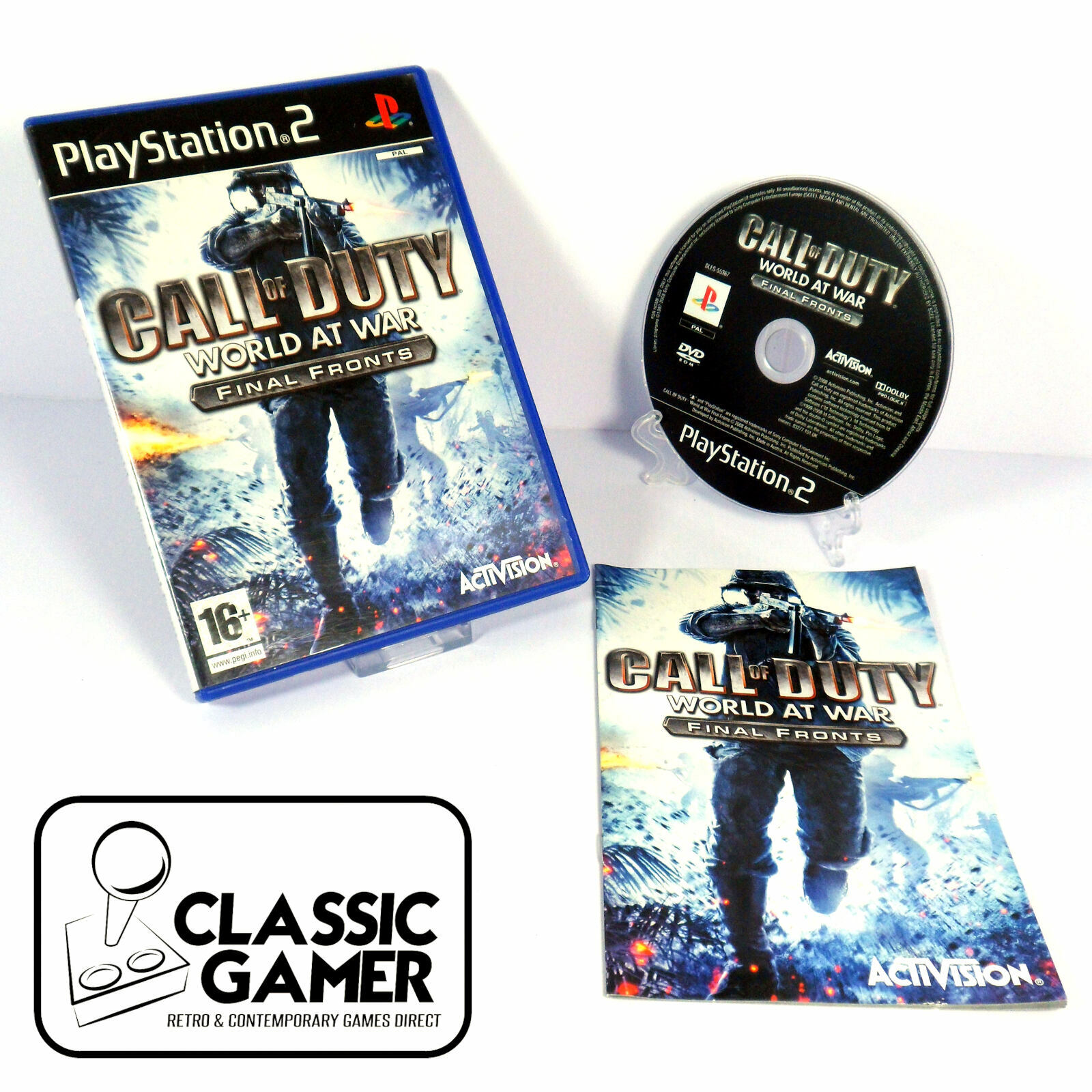 Call of Duty World At War: Final Fronts (PS2) *Near Mint*