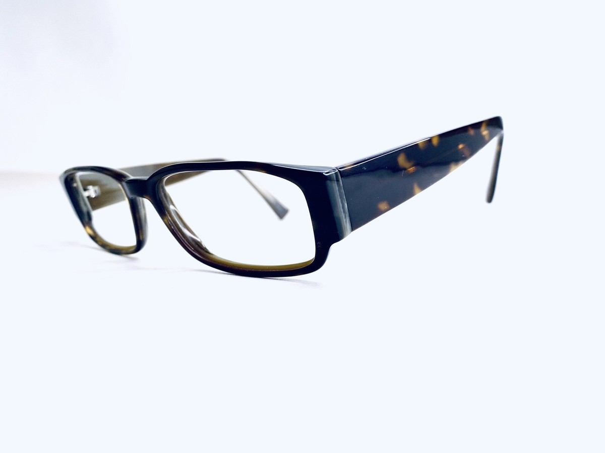 New Oliver Peoples Tortoise Brown Rectangular Glasses Japan