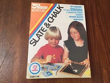 Vintage 1976 RACO Activity Set ~ Slate and Chalk ~ NIB ~ NEVER OPENED