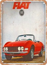 Metal Sign - 1968 Fiat Dino Vintage Ad 2