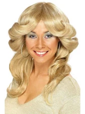70s Flick Wig, Blonde