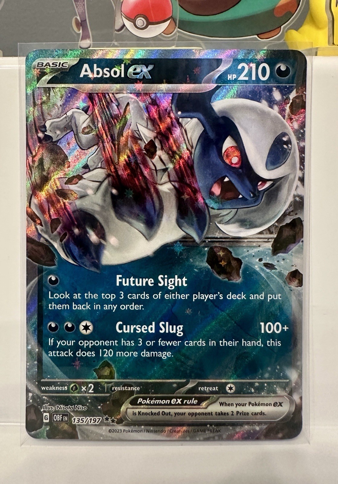 Absol ex 135/197 Sv03: Obsidian Flames Holo