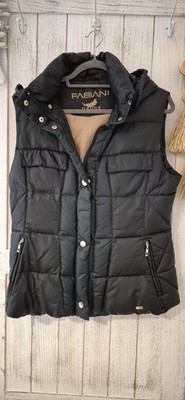 *FABIANI*DAUNEN*STEPPWESTE*KAPUZE*ÜBERGANG*SCHWARZ*GR. 40*TOP ZUSTAND*