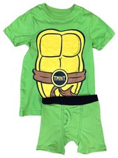 Underoos Boys TMNT Boxer Briefs  T-Shirt Ninja Turtles Underwear Set Size 4