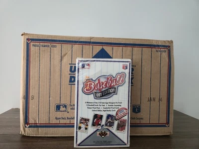 1991 UPPER DECK BASEBALL LOW SERIES FACTORY SEALED! JORDAN SP1, FIND THE NOLAN??