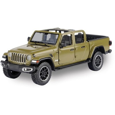 Toy 2021 Gladiator Overland (Open ) Pickup Truck Matt Green 124-127 Diecast