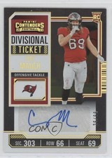 2023 Panini Contenders Rookie Divisional Ticket 26/99 Cody Mauch #169 Auto 0iy4