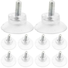 10 Pcs Glass Anti-slip Mat Bathroom Suction Cups Tabletop Bumpers