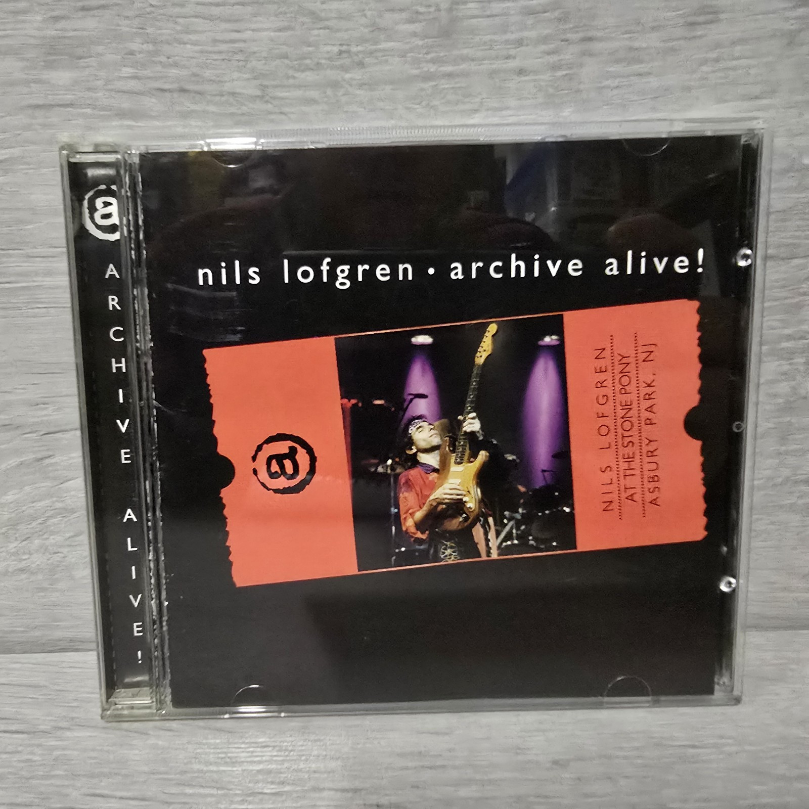 Nils Lofgren - Archive Alive! CD 1997 At The Stone Pony, Asbury Park NJ VGC