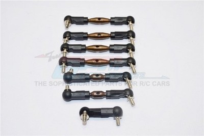 GPM-SP3160S-OC-BEBK Spring Steel Completed Tie Rod für HPI SPORT 3 FLUX
