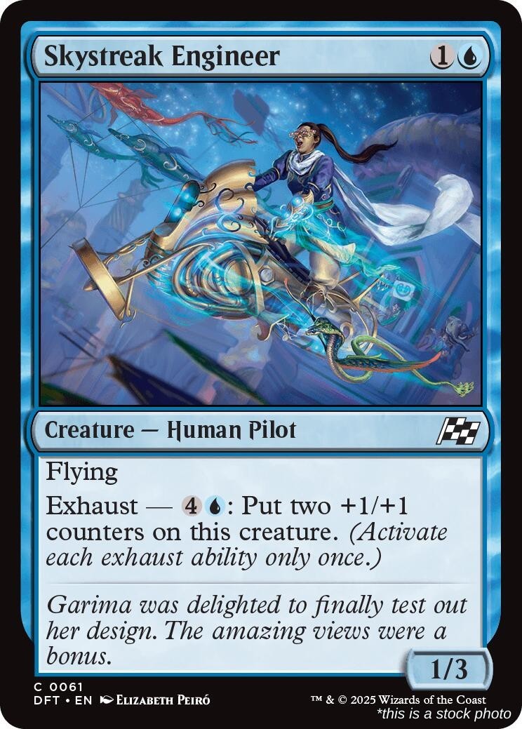 Skystreak Engineer (DFT 61), Normal, Aetherdrift, MTG