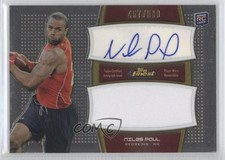 2011 Topps Finest Auto Jumbo Relics 457/589 Niles Paul #AJR-NP Auto 0b2