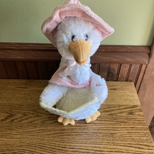 Cuddle Barn Talking Mother Goose Pink Hat Recites Nursery Rhymes-works 