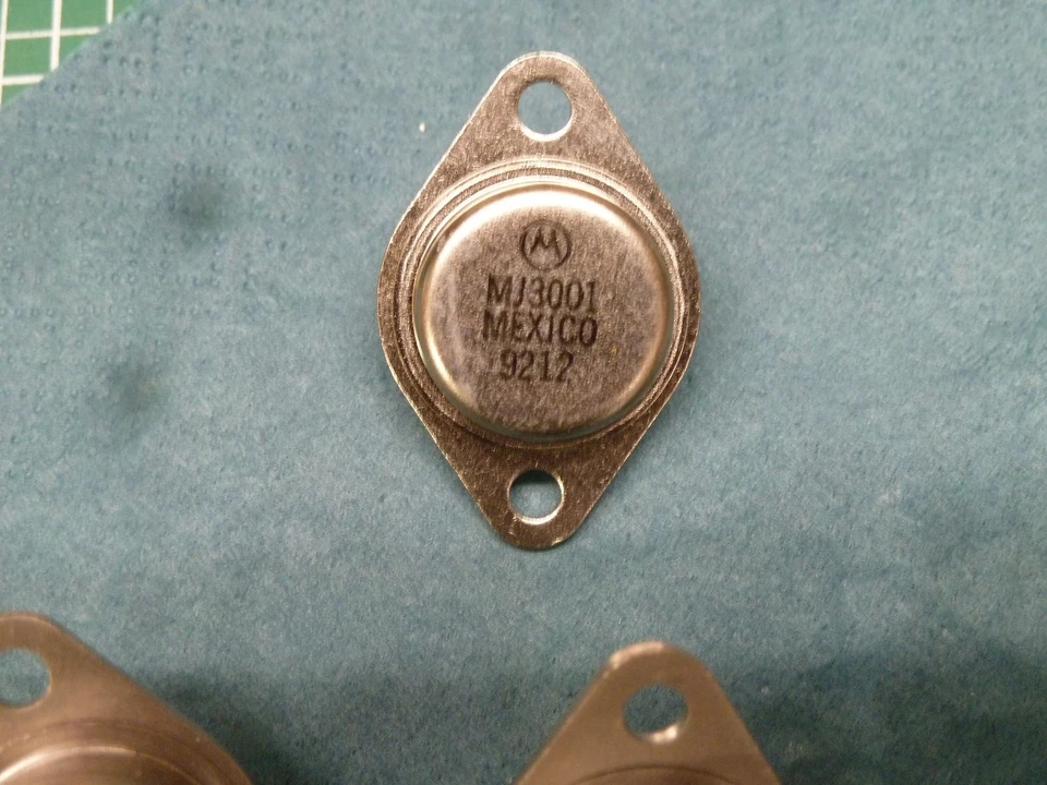 Transistor, MJ3001, 2N3055, Power Transistoren SGS u.a insg. 4 Teile, Foto/Text - Bild 2 von 4