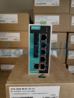 1PC NEW MOXA EDS-208A-M-SC Industrial Ethernet Switch *vv
