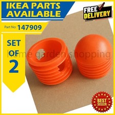 IKEA TUFFING Loft Bed Ladder Feet Orange 147909 x 2 Genuine Replacement Parts