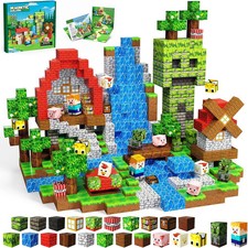 Magnetic Blocks Toys for Kids, 100PCS Magnetic Building Blocks, Magnetic Cubes,