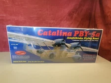 Guillows Catalina PBY-5a Balsa 1:28 Model Kit 2004 Amphibious WWII Plane New 