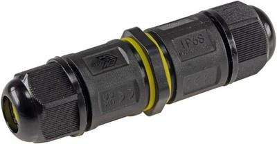 ChiliTec Kabelverbinder 3-polig, IP68, 230V Klemmanschluss, für Kabel Ø 6-11mm
