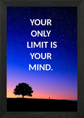 Friedlicher Baum Inspiration gerahmtes Wandbild Poster Leinwanddruck Bild