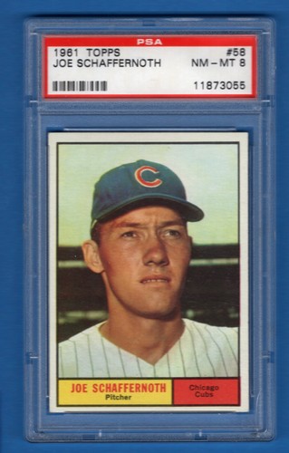 1961 Topps Joe Schaffernoth #58 card