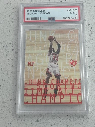 1997 UD3  MJ3 Michael Jordan PSA 9 Graded card