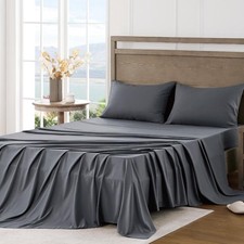 FreshCulture Queen Sheet Set - Ultra Soft Sheets for Queen Size Bed - Brushed