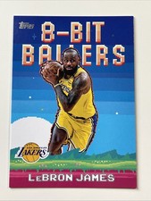 2025-26 Topps LeBron James 8-Bit Ballers Insert #8B-19 Los Angeles Lakers