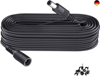 Tonton 10M DC Verlängerungskabel, DC 5,5mm x 2,1mm Netzteil Adapter 