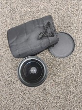 Polaroid Studio Series 58mm .42x Fisheye Wide Angle Macro Lens w/ Pouch Caps
