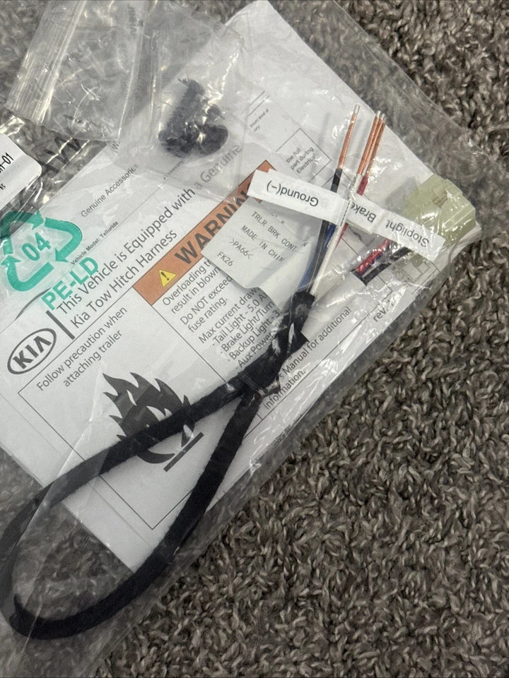 Arnés de control de frenos de remolque KIA genuino Telluride S9F67 AC060 OEM - NUEVO Foto 3 de 4